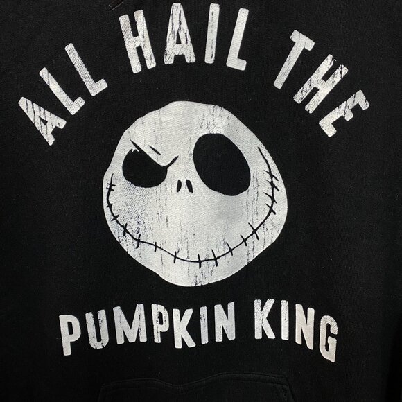 Jack Skellington All Hail The Pumpkin King Hoodie size XS - Picture 2 of 4